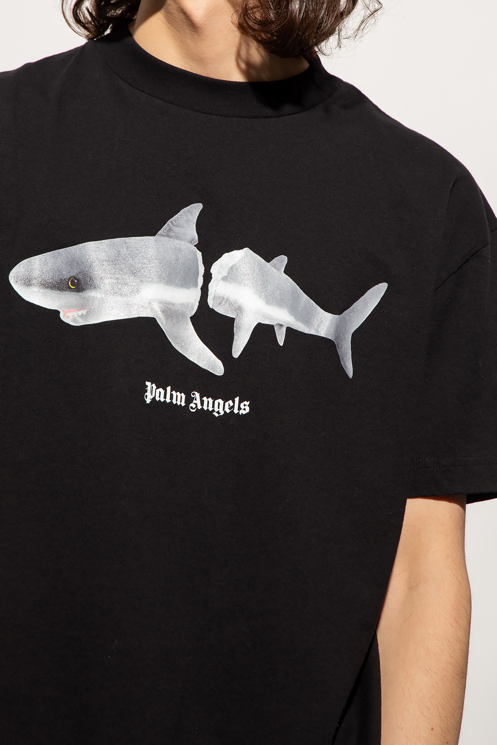 SchaferandweinerShops Japan - Black Printed T - shirt Palm